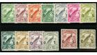 SG O42-O54. 1932 Set of 13. A very attractive fresh...