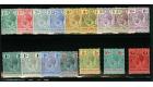 SG22-38. 1914 Set of 14. With extra shades. Superb fresh...