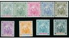 SG116-124. 1897 Set of 9. Very fine mint...