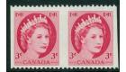 SG465a. 1954 3c Carmine. 'Imperforate Vertically'. A brilliant U