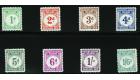 SG D1-D8. 1940 Set of 8. Fantastic fresh U/M...