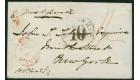 SG CC1. 1852 (27 June). Envelope to Ney York...