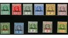 SG1-11. 1922 Set of 11. All superb mint...