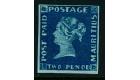 SG4a. 1848 2d Indigo-blue. Earliest Impression "PENOE" for "PENC