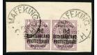 SG12. 1900 3d on 1d Lilac. Brilliant fine used pair on piece...