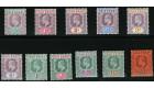 SG38-48. 1902 Set of 11. Superb fresh mint...