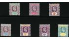 SG49-57. 1904 Set of 7. Superb mint...