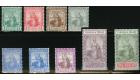 SG206-215. 1921 Set of 9. Beautiful fresh mint...