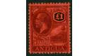 SG61. 1922 £1 Purple and black/red.  A very impressive UN/M...