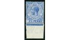 SG79ba. 1917 2 1/2d Pale ultramarine. Large '2' in '1/2'. Superb