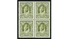 SG201a. 1939 20m Olive Green. 'Perf 13.5 X 13'. A brilliant U/M