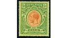 SG54. 1914 5/- Red and green. Superb fresh well centred...