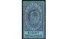 SG54. 1903 8/- Dull purple and black/blue. A brilliant fresh min