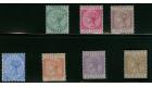 SG8-14. 1886 Superb full set of 7 all...