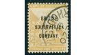 SG64. 1896 1/- Yellow-ochre. Superb fine used with...