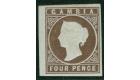 SG2. 1871 4d Pale brown. Stunning fresh mint...