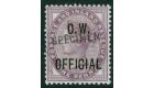 SG O33s. 1896 1d Lilac 'SPECIMEN'. Superb fresh...