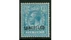 SG394var. 1913 10d Turquoise-blue. Superb fresh...