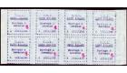 SG22. 1916 1/- Mauve. Superb unused sheet marginal...