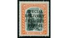 SG S1b. 1916 5d Black and orange 'SPECIAL DELIVERY'. Double Inve