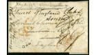 SG9. 1853. 2d Deep blue. Fantastic cover bearing strip of 3...