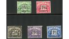 SG ED1-ED5. 1948 Set of 5. 'Postage Due'. Superb fine used...