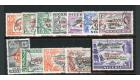 SG T1-T12. 1960 Set of 12. Superb fine used...