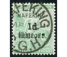 SG1. 1900 1d on 1/2d Green. Superb fine used...