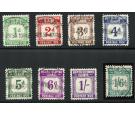 SG D1-D8. 1940 Set of 8. Superb fine used...