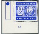 SG D19a. 1970 2c Ultramarine. 'Printed on gummed side' Brilliant