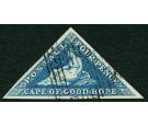 SG2. 1853 4d Deep blue. Brilliant fine used...