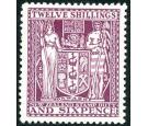 SG F156. 1935 12/6 Deep plum. Choice superb fresh mint...