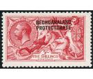SG84a. 1914 5/- Rose-carmine. 'Overprint Double, One Albino'. Br