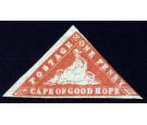 SG13b. 1861 1d Brick-red. Superb fresh mint with original gum...
