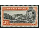 SG41ba. 1949 2d Black and red orange. 'Mountaineer flaw'. Superb
