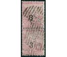 SG37b. 1880 '3' on 3d Pale dull rose. Very fine used vertical pa