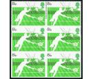 SG1022a. 1977 8 1/2p Racket Sports. 'Imperforate'. U/M block...