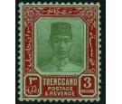 SG24. 1921 $3 Green and red/emerald. Brilliant fresh U/M mint...