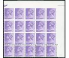 SG X948a. 1981 15 1/2p Pale violet. 'Imperforate'. Brilliant fre