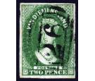 SG16. 1855 2d Green. Superb fine used...