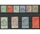 SG46-55. 1903 Set of 10. Very fine used...