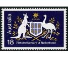 SG614a. 1976 18c Multicoloured 'Buff Omitted'. Brilliant fresh U
