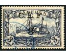 SG B12a. 1915 3s on 3m Violet-black. 's' Inverted. Brilliant fin