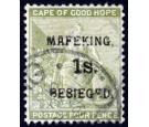 SG5. 1900 1s on 4d Sage-green. Superb fine used...