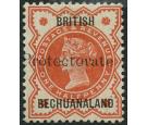 SG55a. 1890 1/2d Vermilion. 'Protectorate Double'. Superb fresh