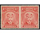 SG193a. 1913 1d Red. 'Horizontal Pair, Imperforate Between'. U/M