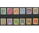 SG45-56. 1902 Set of 12. Superb used...