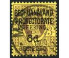 SG9. 1900 6d on 3d Purple/yellow. Superb fine used...