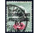 SG13. 1900 6d on 2d Green and carmine. Superb well centred used.