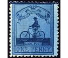 SG17. 1900 1d Pale blue/blue. Very fine fresh mint...